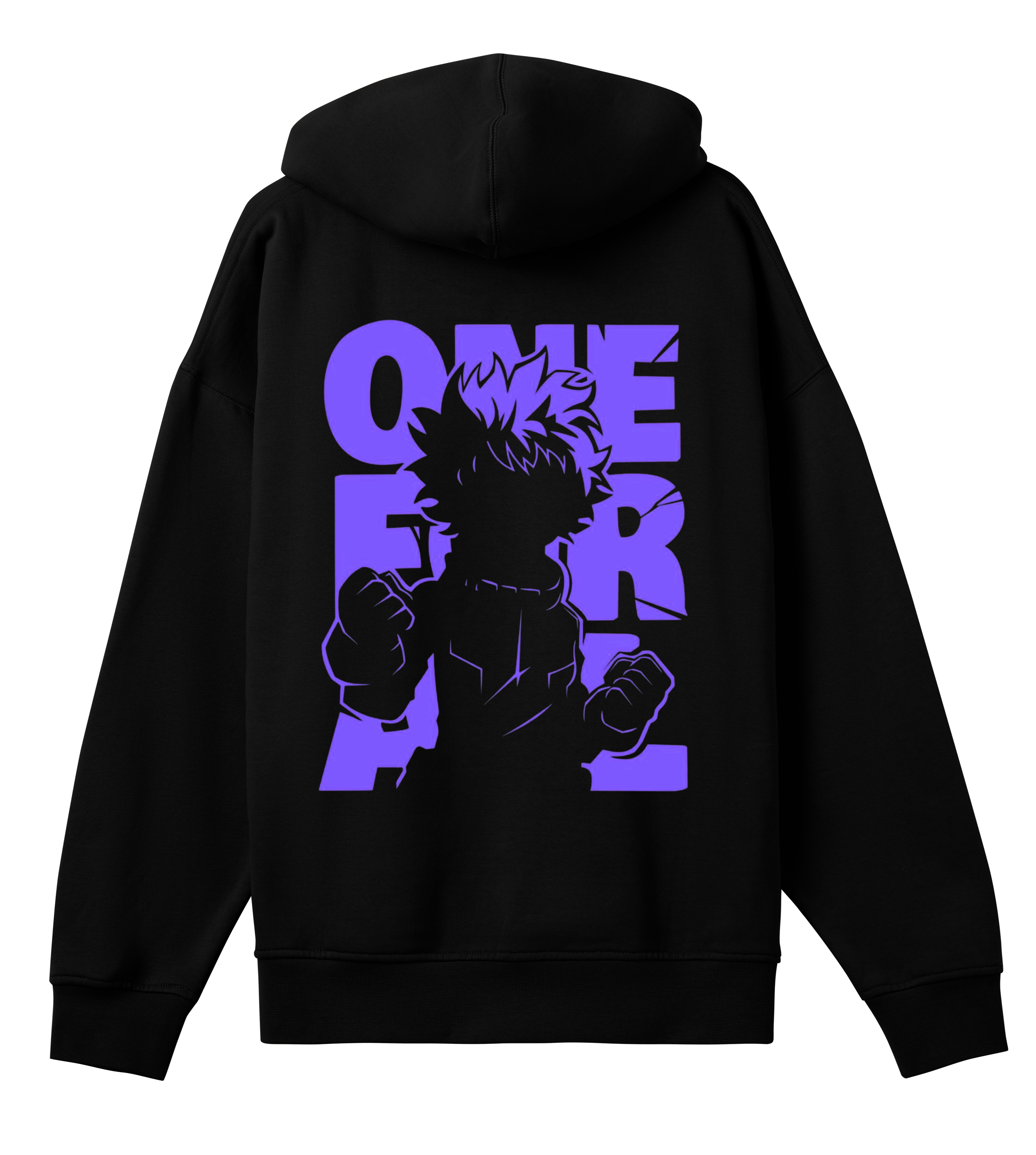 LEO Black Oversized Hoodie - One For All.