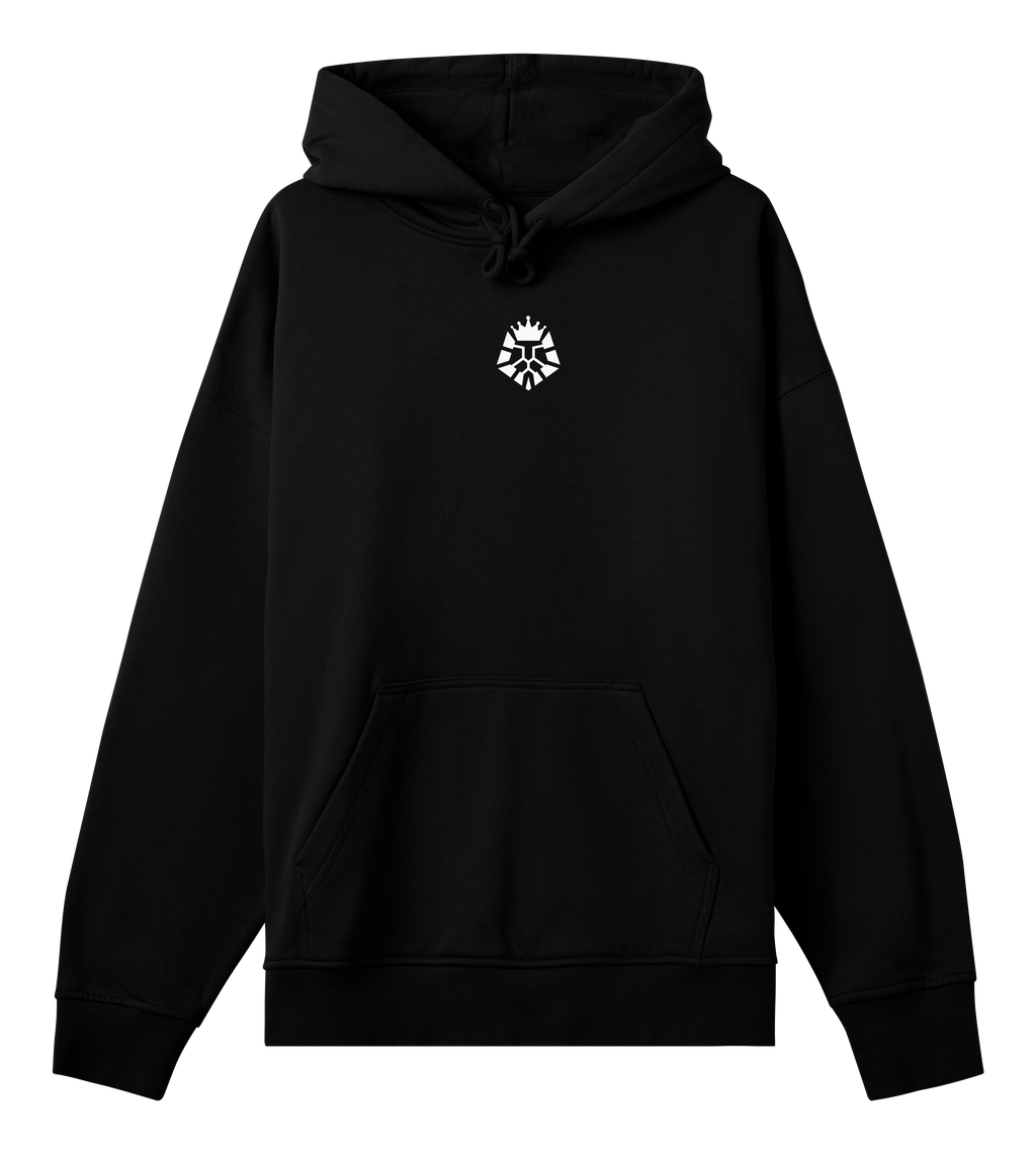 LEO Black Oversized Hoodie - Rock Lee.