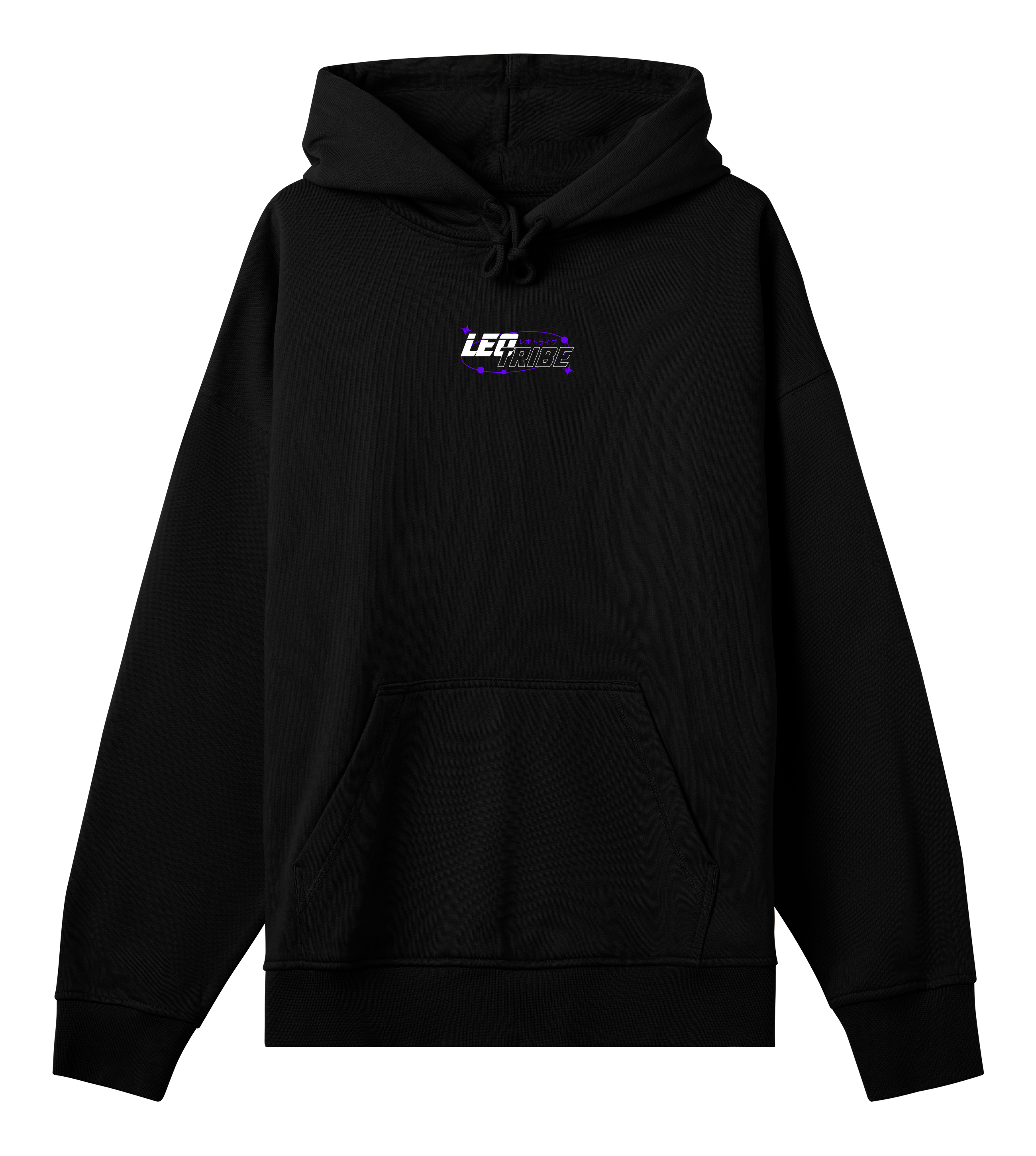 LEO Black Oversized Hoodie - Guardian Lion