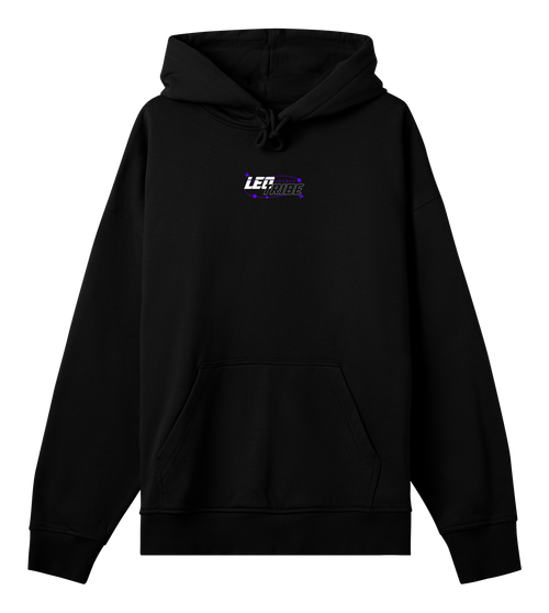 LEO Black Oversized Hoodie - Guardian Lion