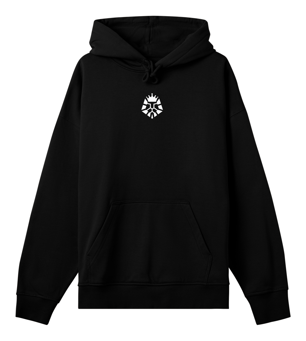 LEO Black Oversized Hoodie - One For All.