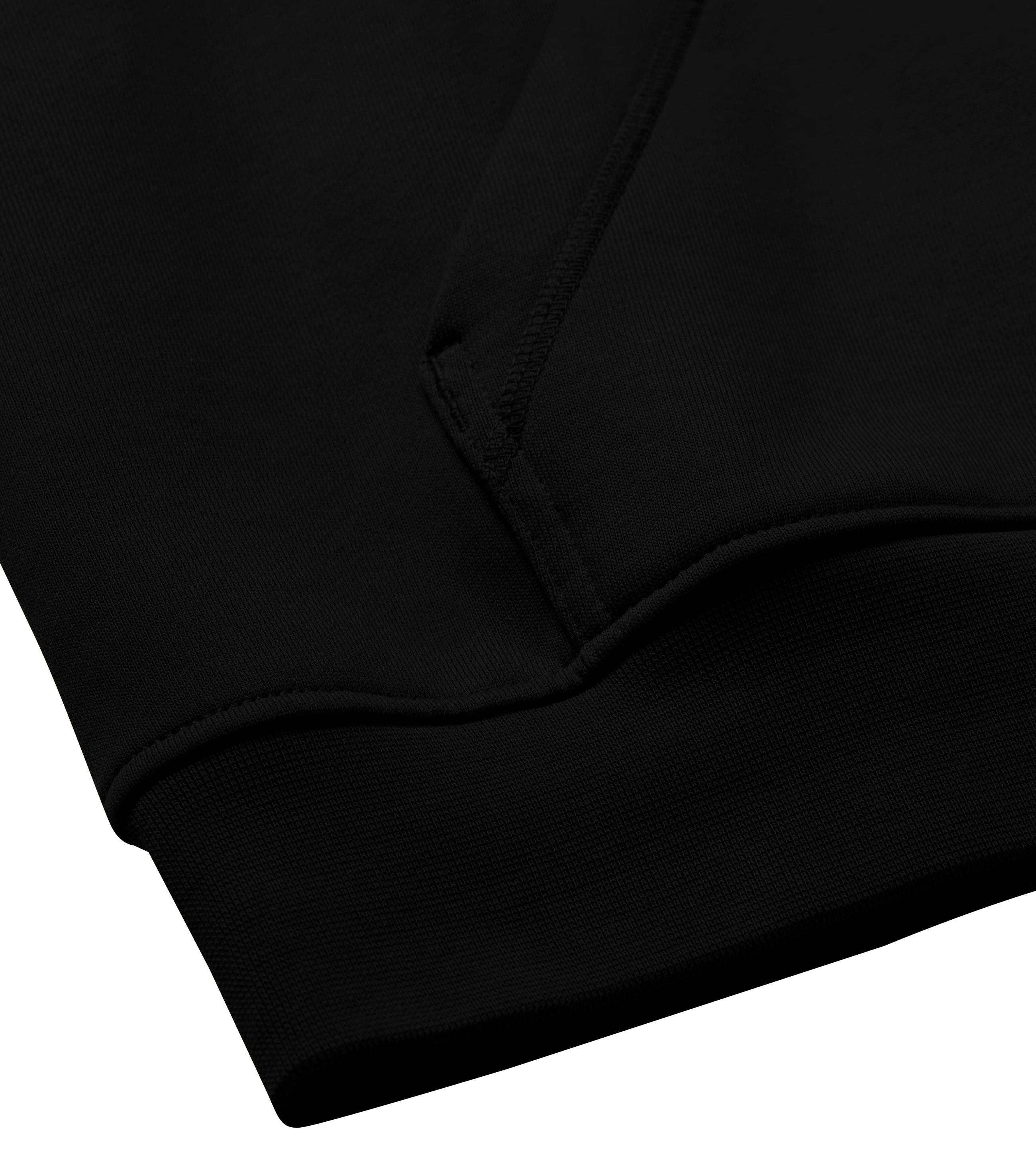 LEO Black Oversized Hoodie - Logo Only.